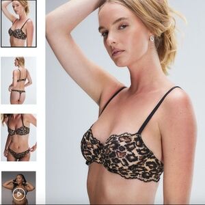 ON THE PROWL UNLINED LACE BALCONETTE BRA